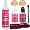 MIILYE Wig Glue Spray Set for Front Lace | White Glue and Remover With Melting Band | Lace Kit for Wig Installation