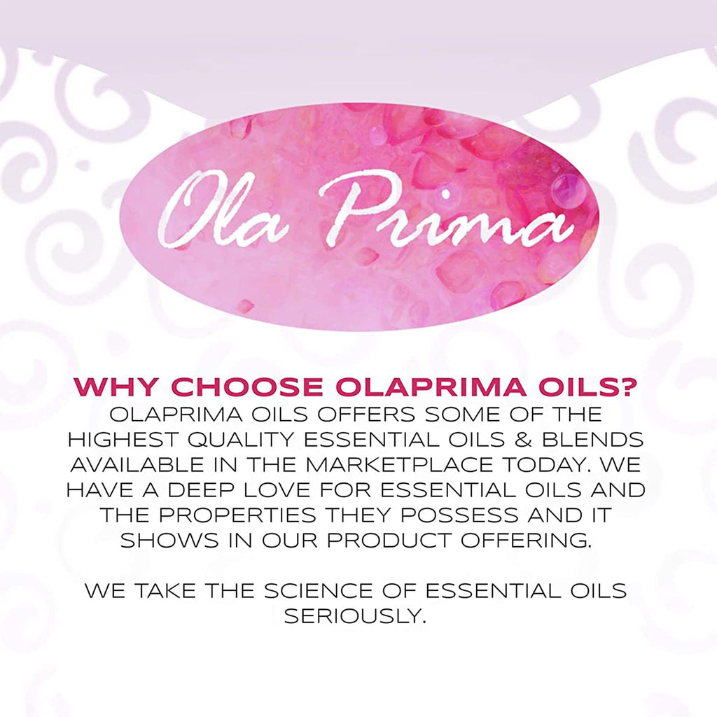 Ola Prima Lemongrass Essential Oil for Aromatherapy, Diffuser, Cleaning, Skin, Hair Health, Relaxation, Soap & Candle Making (16oz Bulk)