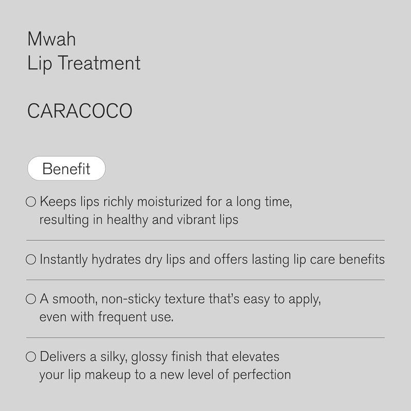 Urbanand Mwah Lip Treatment - Vegan Korean Glossy Lip Balm with Shea Butter & Peptides | Moisturizes Dry Lips (13g)