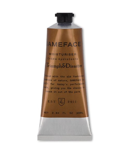 Triumph & Disaster Gameface Moisturiser - Hydrating Facial Lotion for Men | Lightweight & Non-Greasy, 3.04 oz