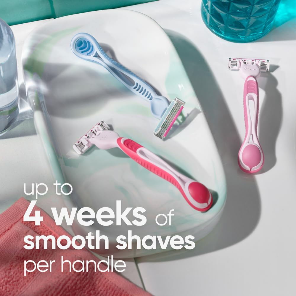 Gillette Venus Simply3 Women's Disposable Razors, 4 Count, 1 Pack