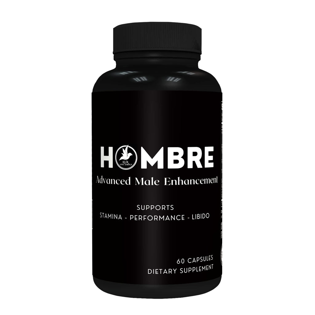 Hombre Male Enhancing Supplement – Add 2 in 60 Days With Our Enlargement Pills for Men Muscle Growth – Increase Size, Strength, Stamina – Endurance, Performance, Energy Booster - 60 Capsules