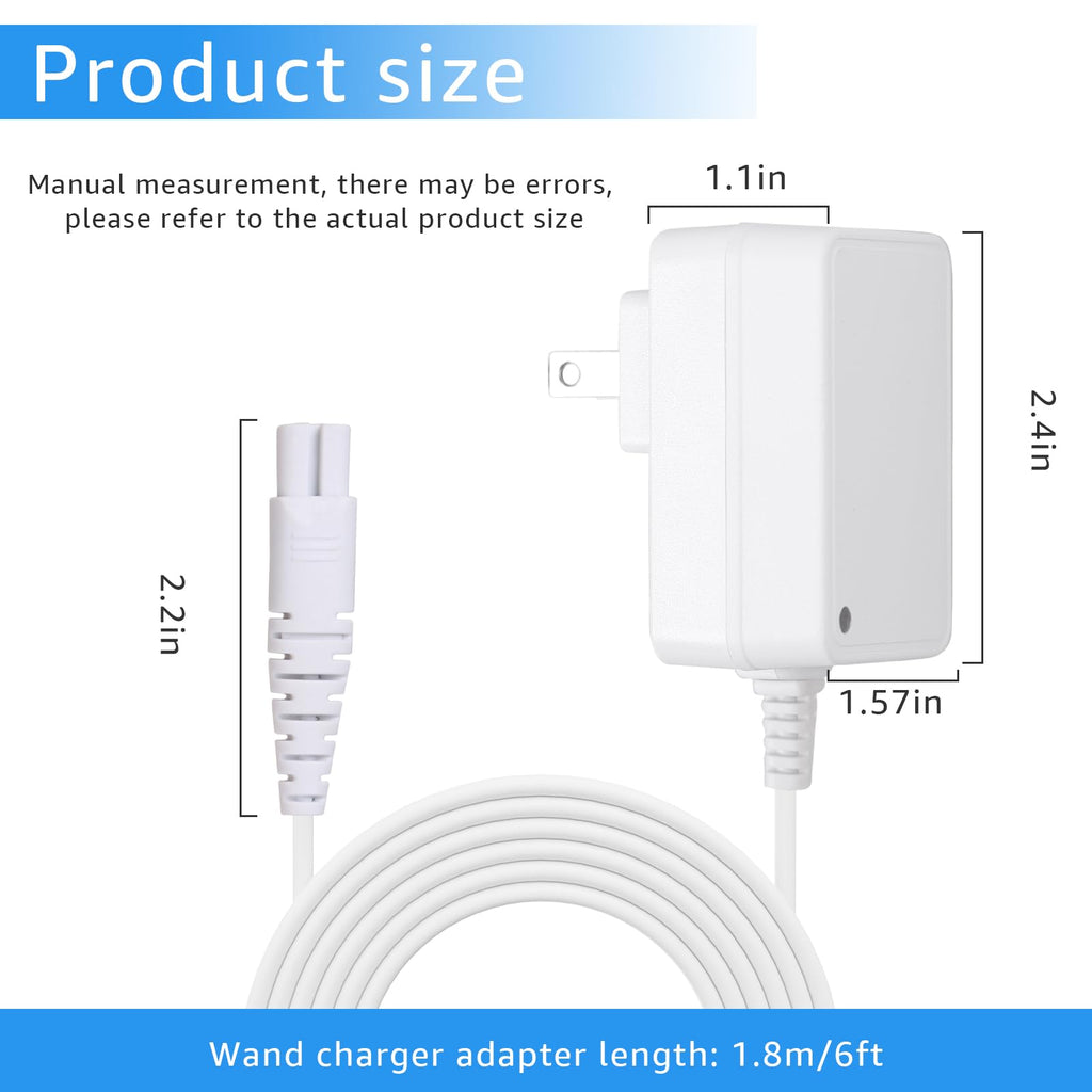 SigeIy HV-270 Charger Replacement Compatible with Hitachi Magic Wand HV-270 Rechargeable Cordless Neck Massager Power Adapter ﻿