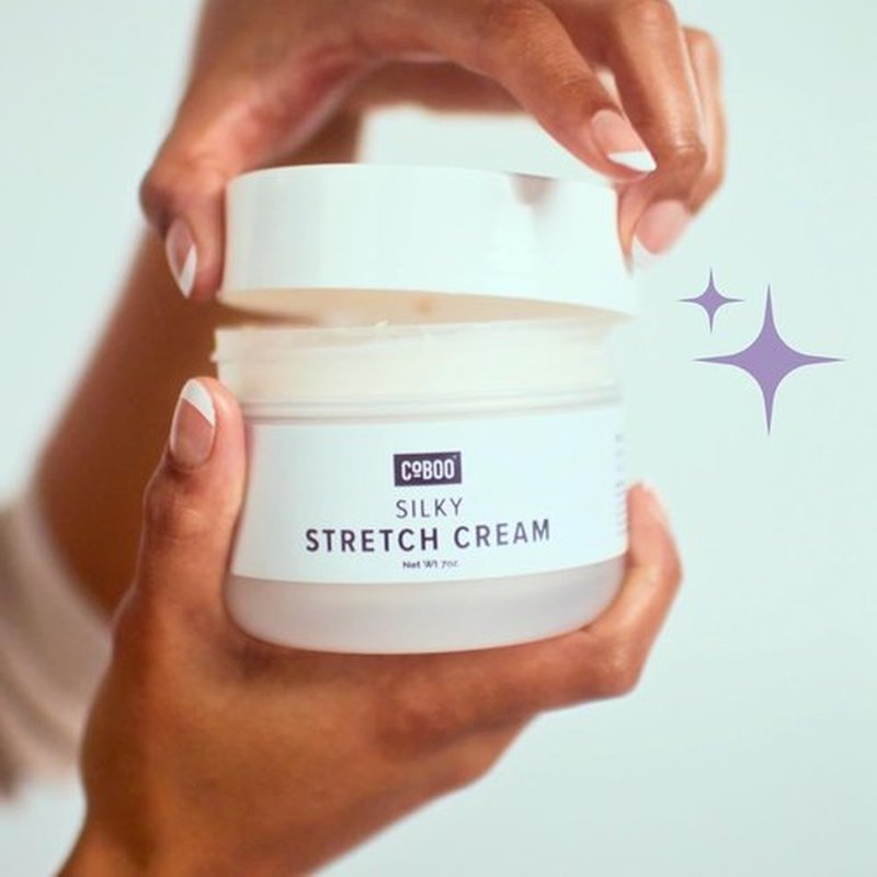 CoBoo Silky Stretch Cream - Paraben-Free Maternity Stretch Mark Cream | 7oz Formula to Enhance Skin Elasticity