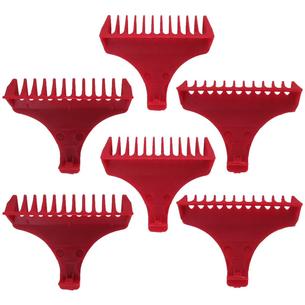 INGQI Set of 3 for T Wide Trimmer Guides Replacement for W-a-h-l #3792 – Fit for the 5 Star Detailer #2215 T Wide Blade - Red