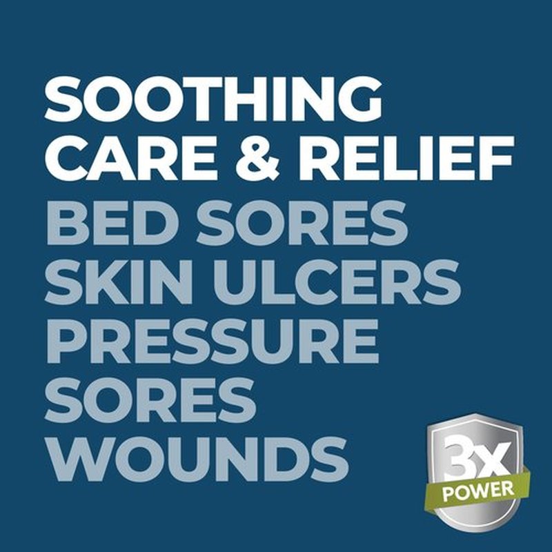 terrasil Bed Sores Treatment Cream & Pressure Sores Cream – Natural Ingredients for Healing of Bedsores, Ulcers & Wounds, 3X Power for Fast Soothing Relief (3oz)
