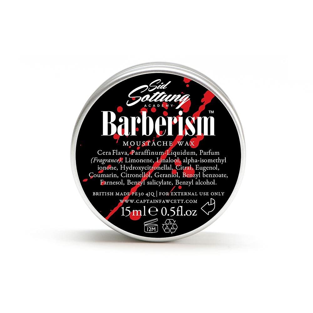 CAPTAIN FAWCETT Moustache Wax 0.5oz (0.5oz, Barberism)