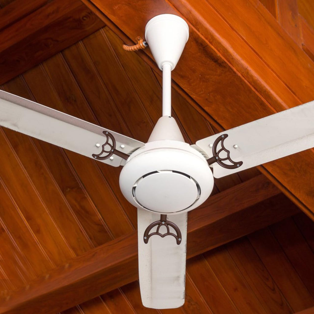 Housoutil Ceiling Fan Blades Arms, Ceiling Fan Blade Brackets, Replacement Blades for Fan Holder to Keep the Balance of the Ceiling Fan, Coffee