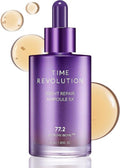 MISSHA Time Revolution Night Repair Face Serum - Probiotic Overnight Skincare for Radiance, 1.69 Fl Oz