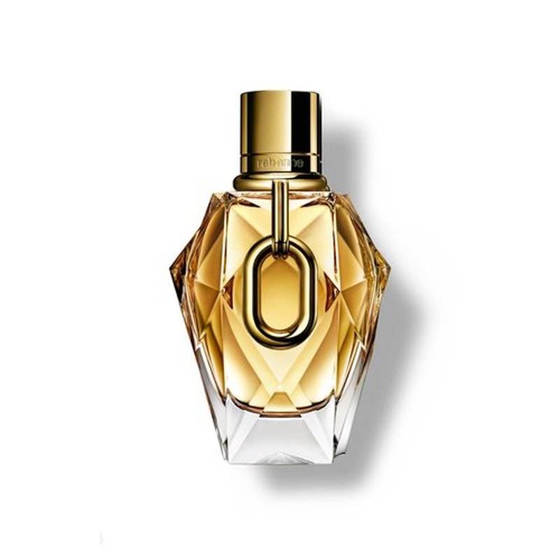 Rabanne Million Gold Eau de Parfum for Her - Long-Lasting Refillable Luxury Perfume with Sparkling Rose & White Flowers