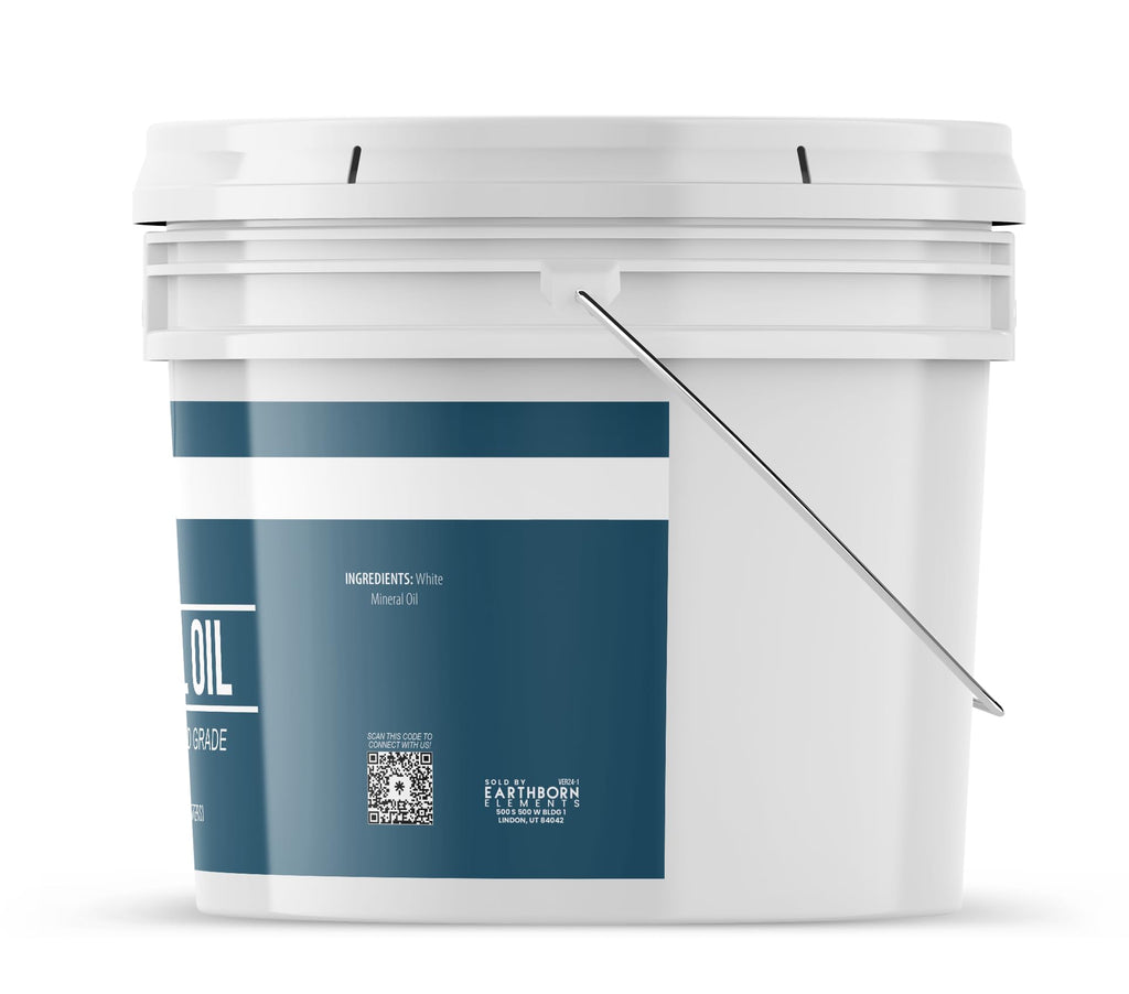 Earthborn Elements Mineral Oil (1 Gallon), For Cutting Boards, Wooden Utensils