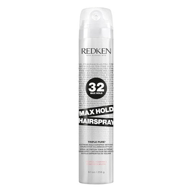 Redken Triple Pure 32 Hairspray - Extreme High Hold, Anti-Frizz Formula for All Hair Types