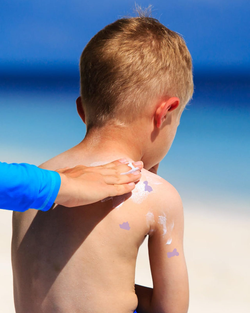 UV Detection Stickers for Sunscreen - 80 Count UV Detection Stickers, Know When to re-Apply Sunscreen, Sun Protection Reminder, 8 Pattern Types