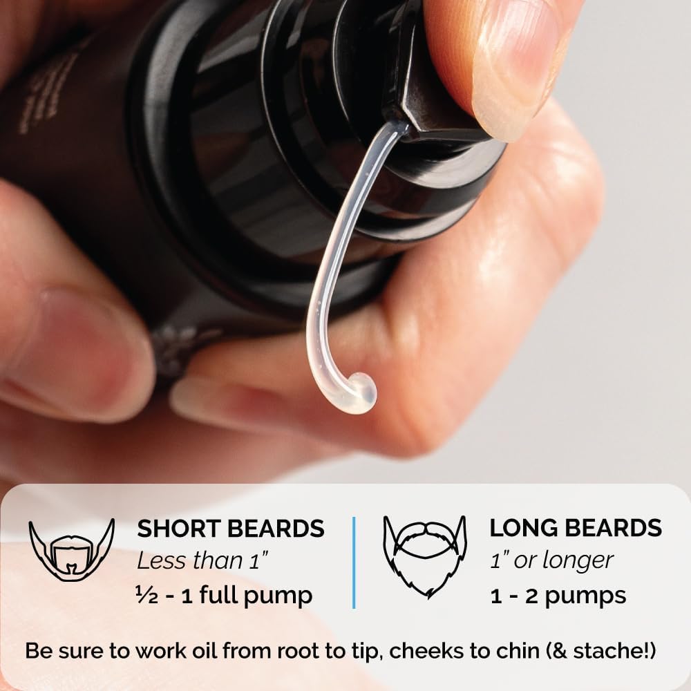ZEUS Refined Beard Oil for Men with Natural Oils (Verbena Lime) 1.6 fl oz