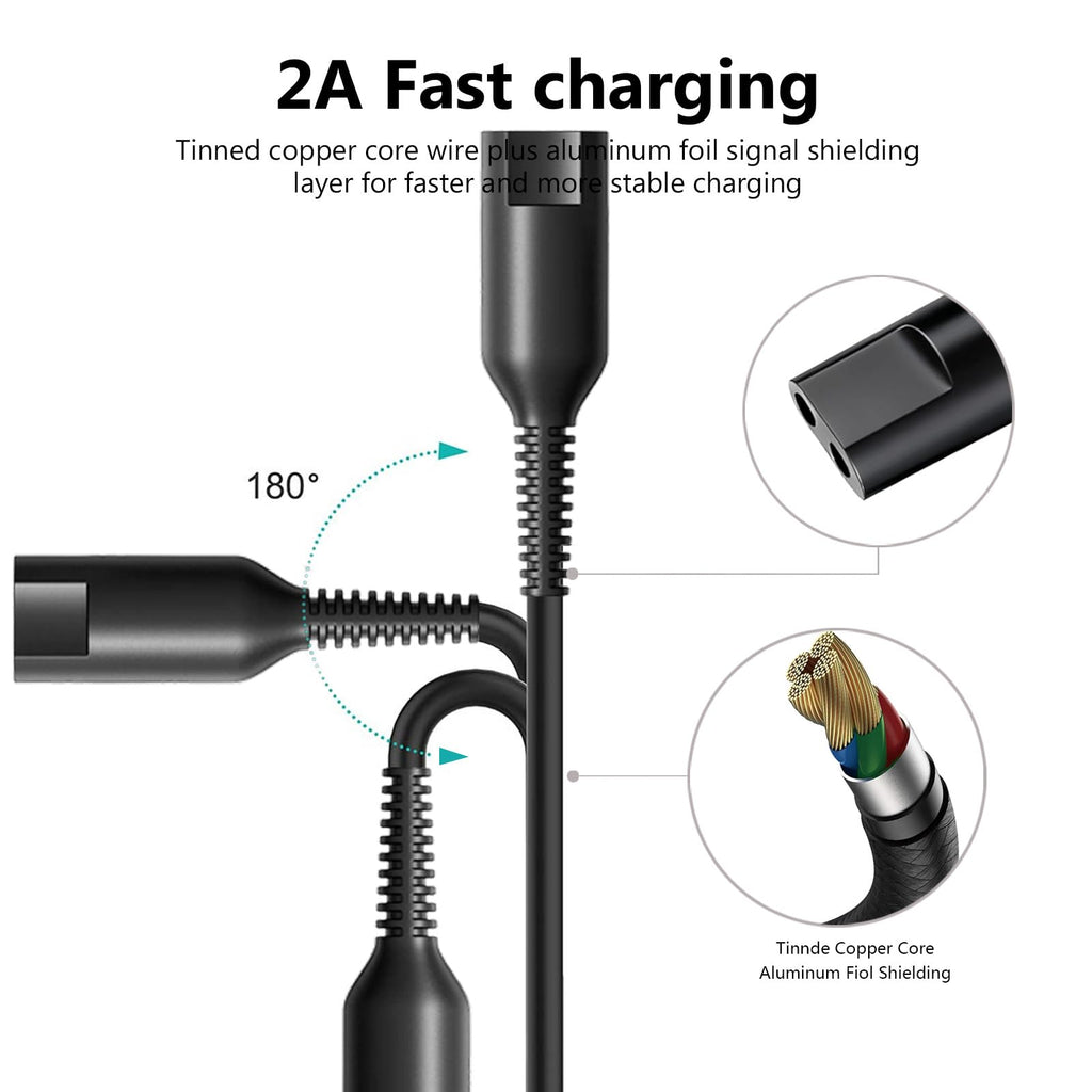 12V Charger Compatible with Braun Shaver S3 S6 S7 S8 S5 S9 S1 Series 1 3 5 6 7 8 9 310 340 3040s 390cc 790cc 9577cc 9517s 7085cc Wall Power Adapter Charging Cord Cable for Braun Electric Razor Trimmer