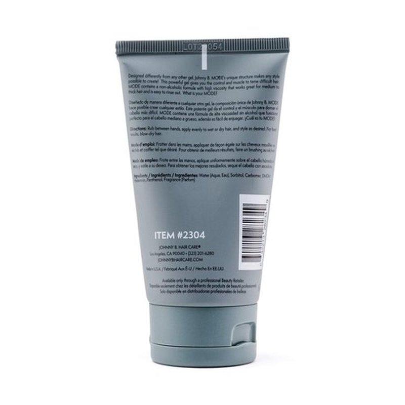 Johnny B. Professional Hair Styling Gel - Long Lasting, Alcohol-Free, No-Flake Formula