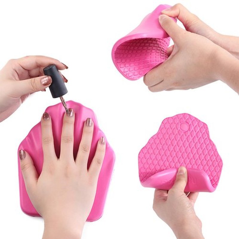 arm rest for nails tech 4pcs Silicone nail accessories,nail cushion hand rest Manicure Hand Rest nail hand rest nail polish hand rest Suitable use at home Nail Technician Use Must Have Nail Pillow