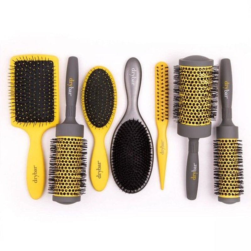 Drybar Super Lemon Drop Detangling Brush - Effortless Hair Untangling | Vibrant Yellow Design