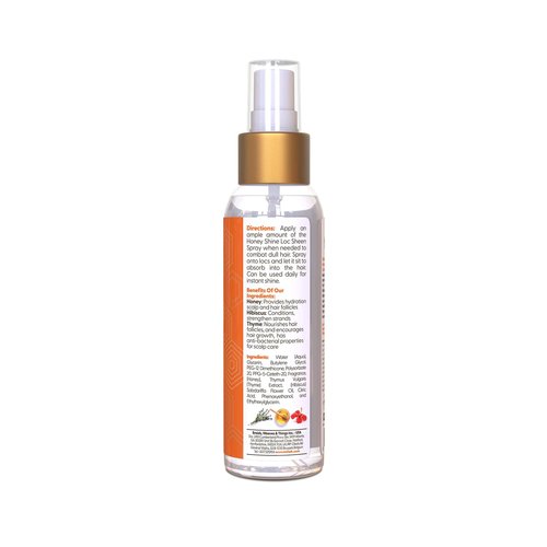Taliah Waajid Love My Locs Honey Shine Loc Sheen | Daily Moisturizing, Alcohol-Free Refreshing Shine Spray, Hair Scalp Moisturizer 4 fl oz