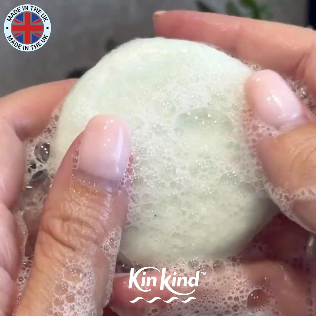 KinKind Rice Shampoo Bar for Hair Growth | Give me STRENGTH! Bar Shampoo for Thinning Hair | Hair Thickening Rice Protein | Volume for Fine & Flat Hair | Up to 50 washes