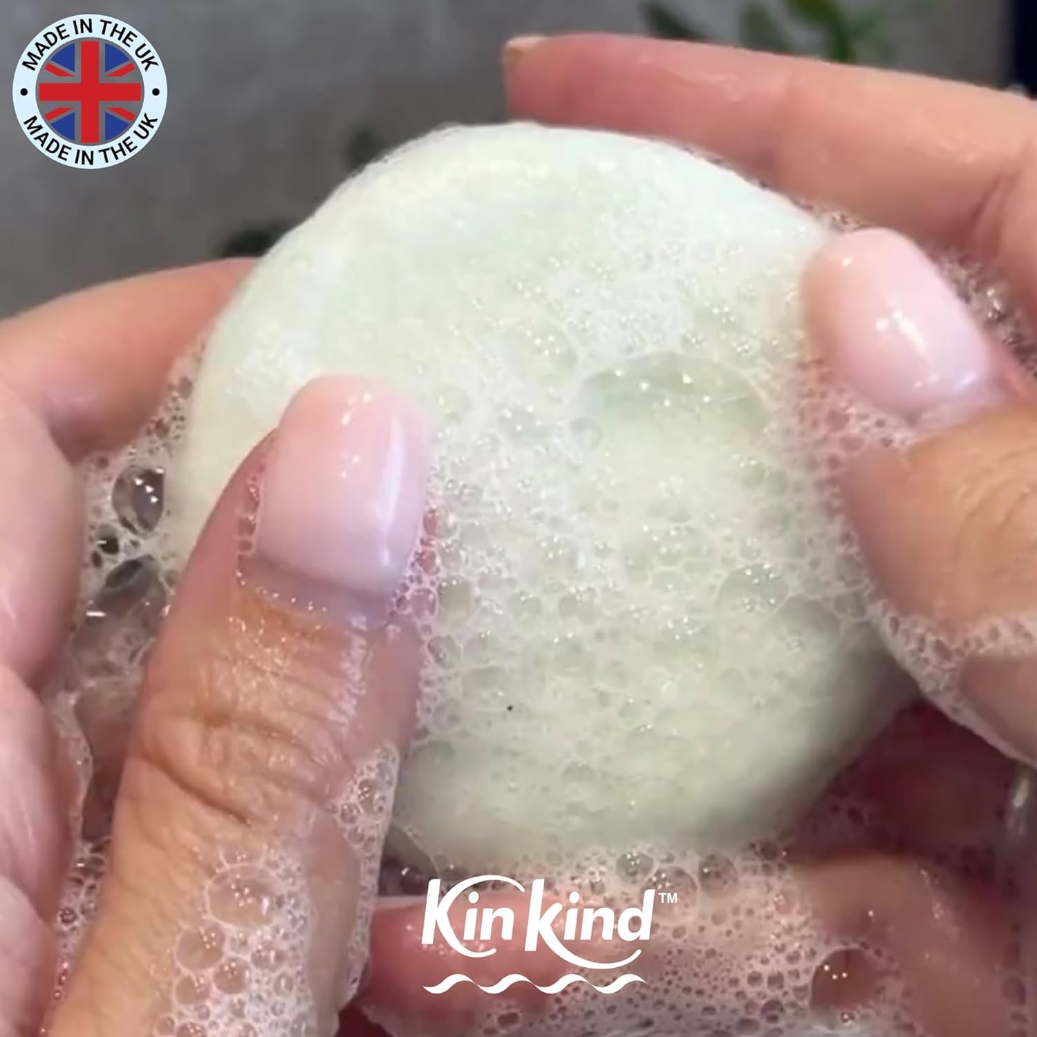 KinKind Rice Shampoo Bar for Hair Growth | Give me STRENGTH! Bar Shampoo for Thinning Hair | Hair Thickening Rice Protein | Volume for Fine & Flat Hair | Up to 50 washes