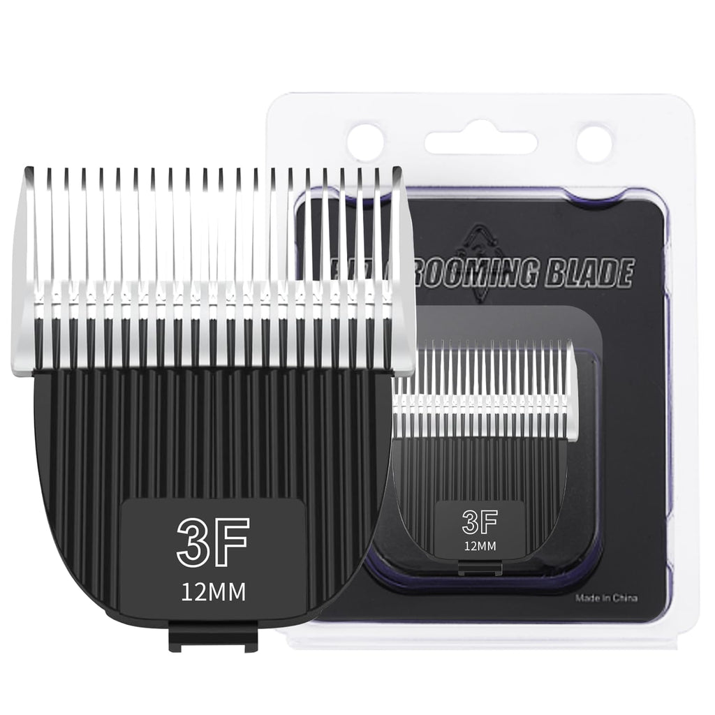 Newbulu Flash Clipper Professional Detachable Replacement Blades,Compatible with Kenchii Flash Clipper Blade（Size 3F-12mm ）