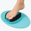 Vive Foot Scrubber for Shower Floor - Feet Cleaner for Dead Skin with Pumice Stone - Massager and Brush Exfoliating - Callus Remover, Improve Circulation and Relieves Pain - Nonslip Suction Cups