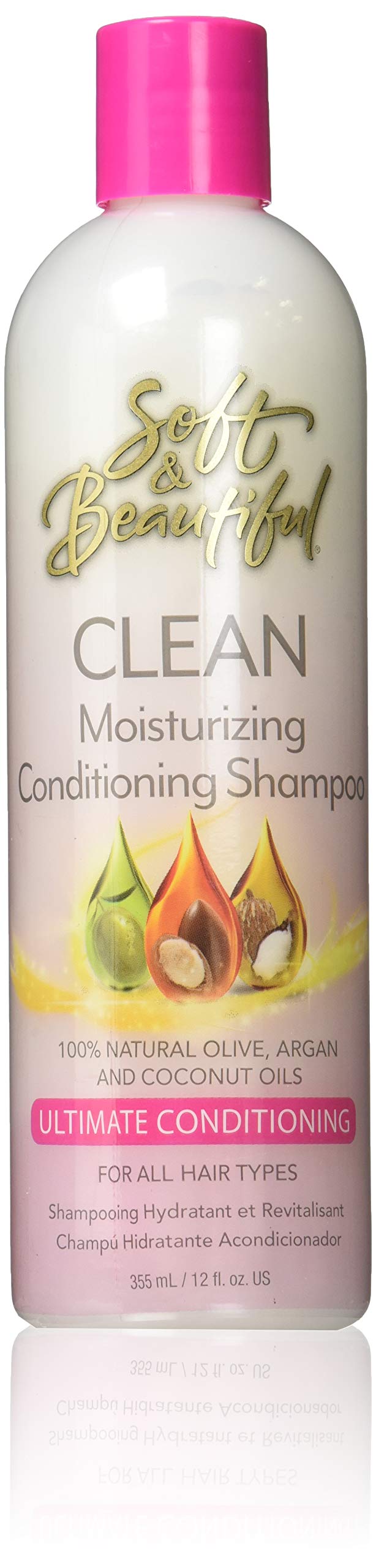 Soft & Beautiful Clean Moisturizing Conditioning Shampoo, 12 Oz