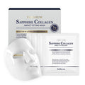 WELLDERMA Sapphire Collagen Impact Hydrogel Fitting Mask, 25g x 4 Sheets – Hydrating & Firming Micro-Hole Sheet Mask with Collagen Water 850,294ppm, Niacinamide & Peptides