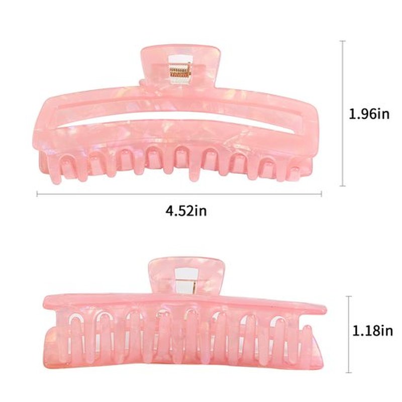 Jayongnee Nonslip French Large Hair Clips for Women Girls, Strong Hold Hair Jaw Clamps for Thin/Medium Thick Hair