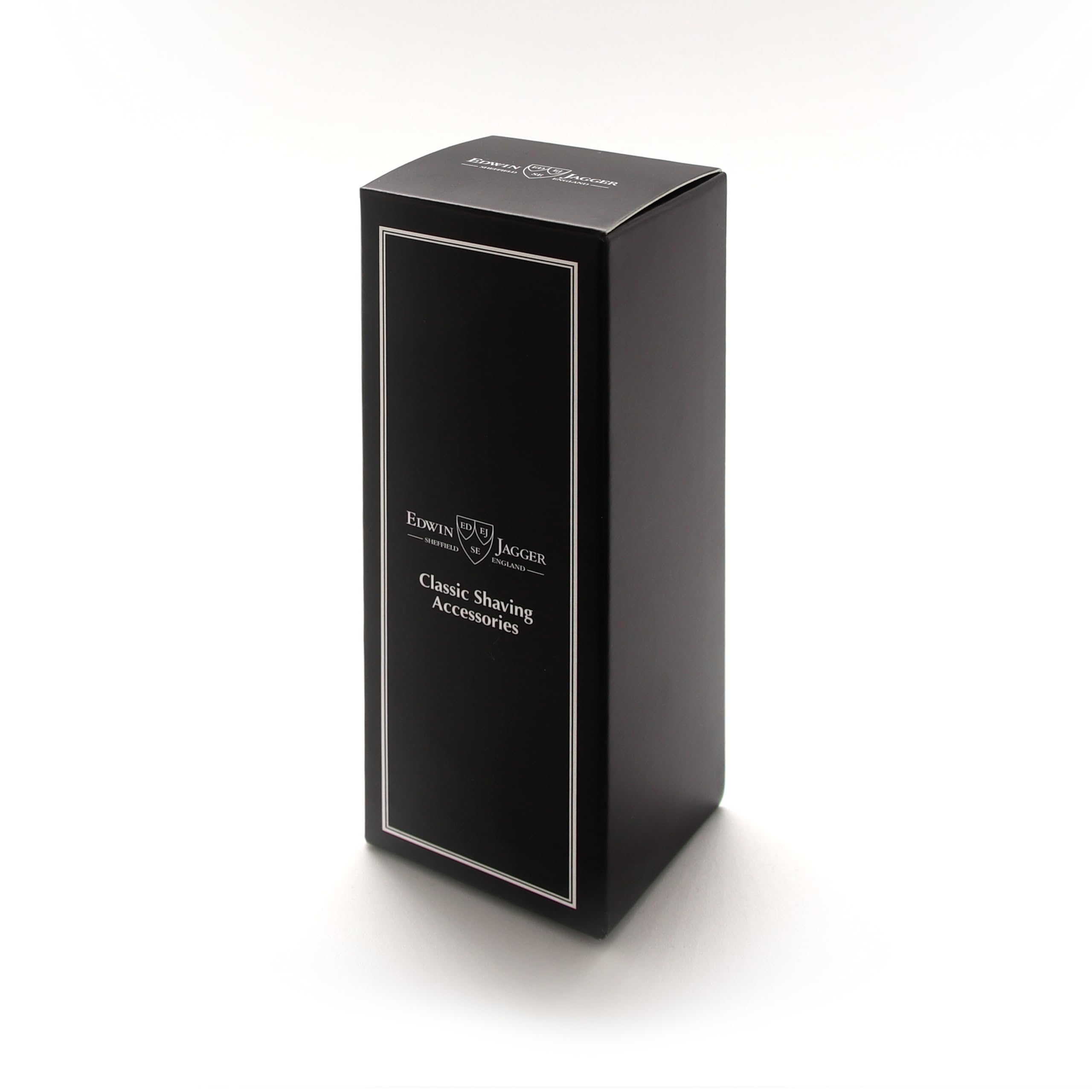 Edwin Jagger Best Badger Shaving Brush with Drip Stand, Imitation Ebony, Medium