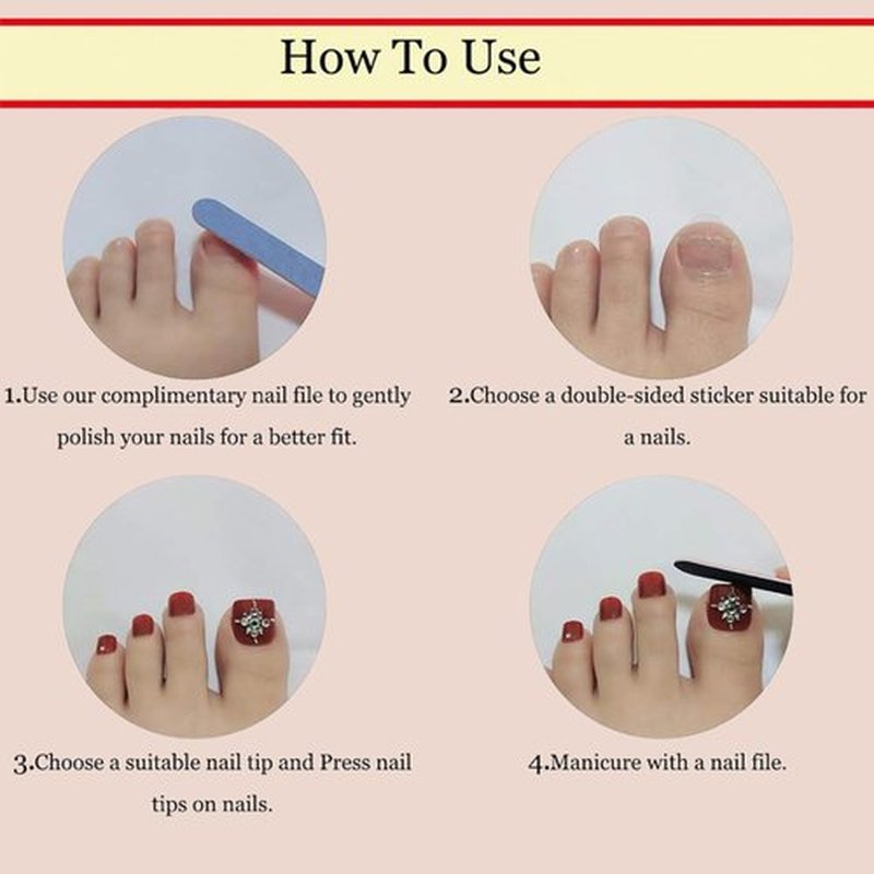 216Pcs French Tip Press on Toenails Mix Color Fake Toenails White French Press on Toe Nails Summer Acrylic Toenails Kit Short Square Glue on Toe Nails for Women Girls