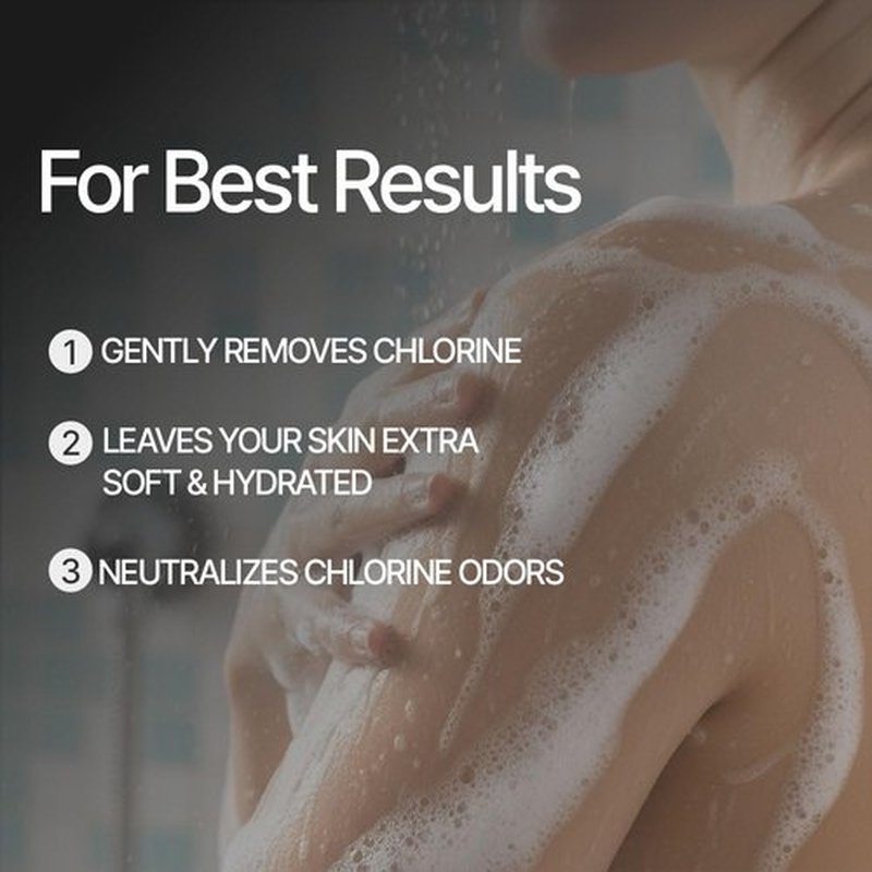 CURESHIELD Enjoy Swim Chlorine Removal Body Wash for Swimmers - Shower Gel, Moisturizing Cleanser, Hydrates & Restores Skin, 6.78 Ounce, 200ml (Sun Zest)