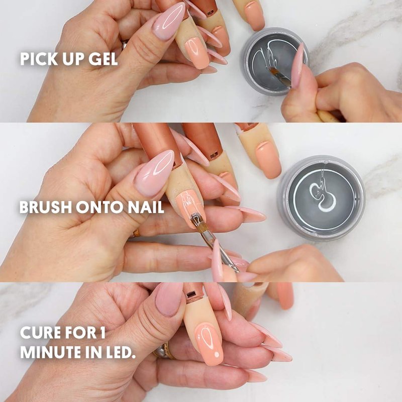 Young Nails Synergy Gel - Foundation Builder Base Coat for Superior Adhesion & Strength, Clear 15g