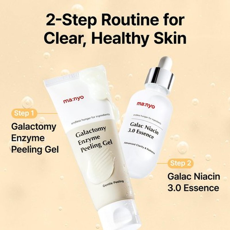 MANYO Galactomy Enzyme Peeling Gel, Face and Body Scrub, Dead Skin Remover, Blackhead Remover, Korean Exfoliating Gel, Korean Skin Care, 2.5fl oz (75ml)