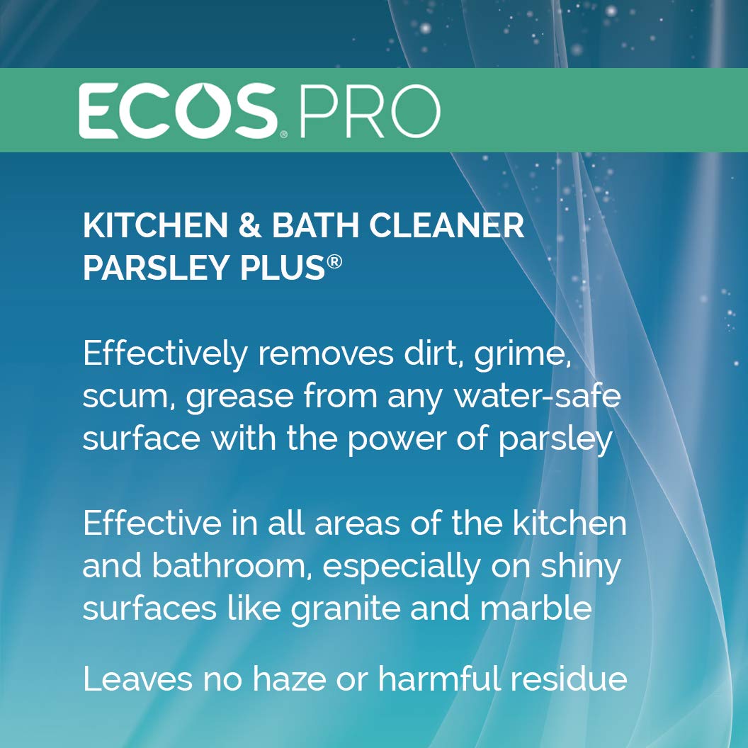 ECOS PRO PL9746/6 All-Purpose Kitchen-Bathroom Cleaner, Parsley Plus (Pack of 6)