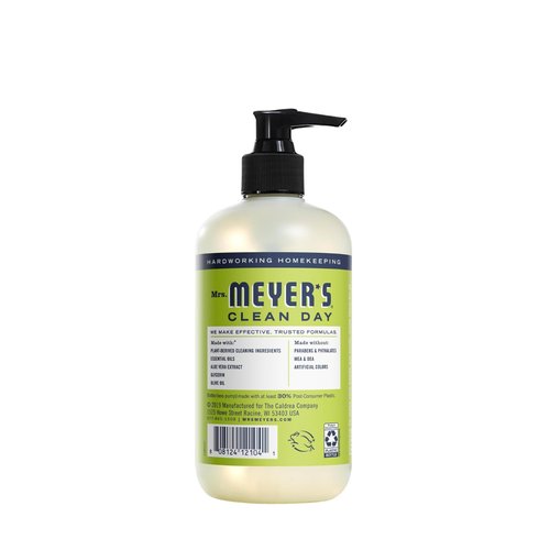 Mrs. MEYER'S CLEAN DAY Liquid Hand Soap 6 Pack Variety, includes 1 Compassion Flower, 1 Rain Water, 1 Peony, 1 Lemon Verbena, 1 Lavender and 1 Basil Hand Soap, 12.5 OZ Each, 1 CT