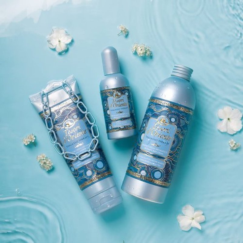 Tesori d'Oriente Bubble Bath for Women, Foaming Bath, Relaxing Body Wash and Skin Care - 500 Ml/16.91 Us Fl Oz - [Italian Import] (Thalasso Therapy)
