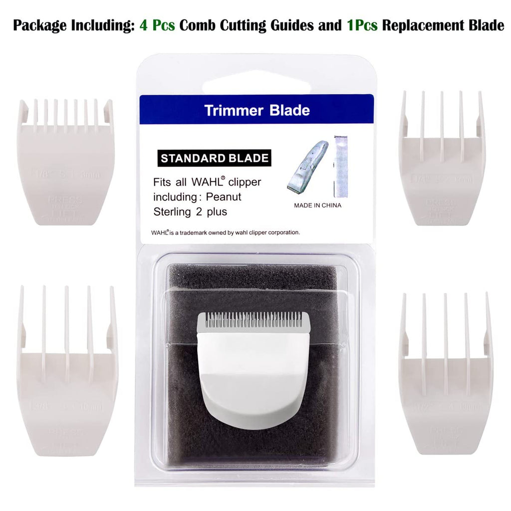 Replacement Blades #2068-300 Compatible with Wahl Peanut Clipper