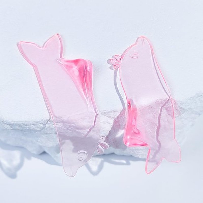 Libeauty Flat Lash Lift Shields, Ultra Thin Korean Flat Shields for Step 1 Perm/Lift, Flexible Use as Eye Patches or Lift Ribbon, Dolphin-Shaped Design for Easy Pick Up
