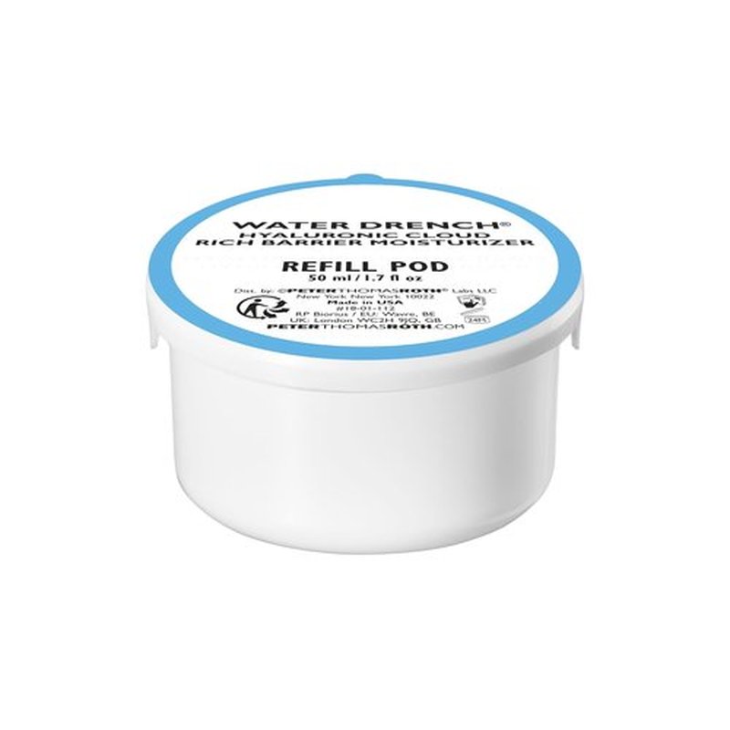 Peter Thomas Roth | Water Drench® Hyaluronic Cloud Moisturizer Refill Pod | Fragrance-Free Barrier Cream for Dry Skin