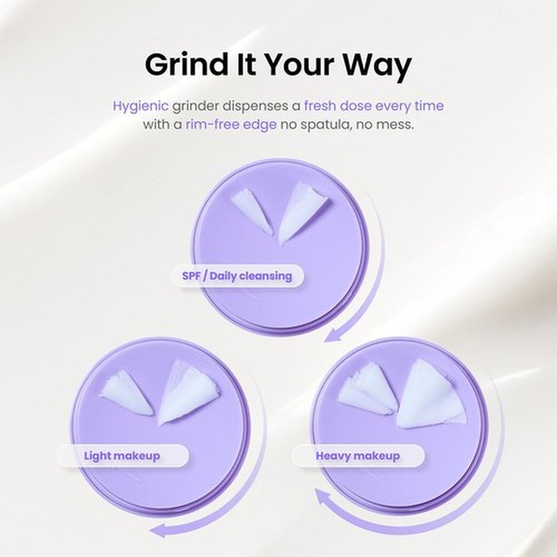 Caraseoul Gentle Grinding Cleansing Balm - Vegan Makeup Remover with BHA & Bakuchiol | Travel Size 50ml