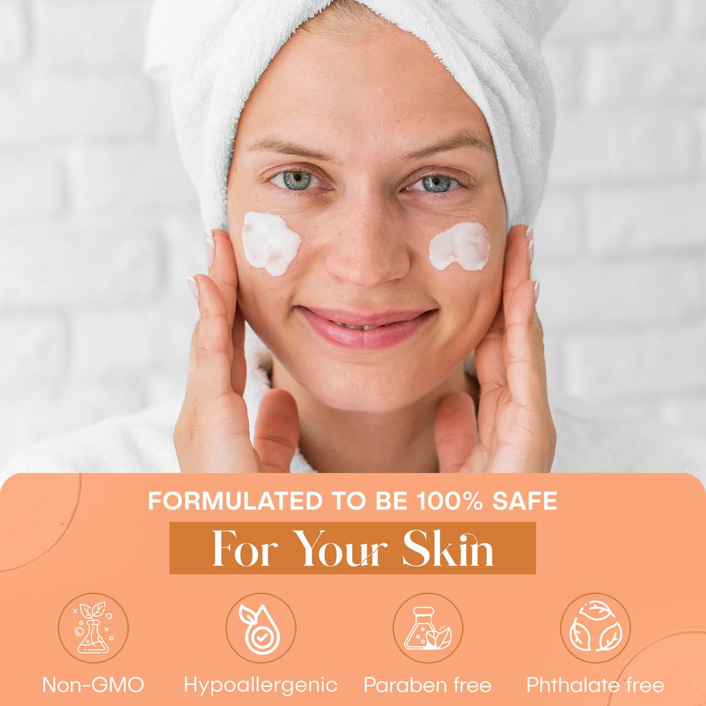 Skin Ceremony Collagen & Vitamin C Nourishing Moisturizer - Reduces Wrinkles & Fine Lines, Smooths Skin - Dermatologist Tested, Clean Beauty, Korean Skin Care - 1.69 FL.OZ. (2 Pack)