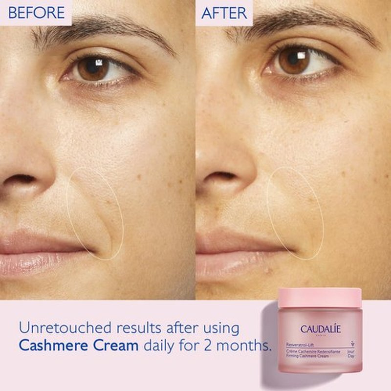 Caudalie Resveratrol-Lift Firming Cashmere Cream & Refill Pod - 50 mL Each for Youthful Skin