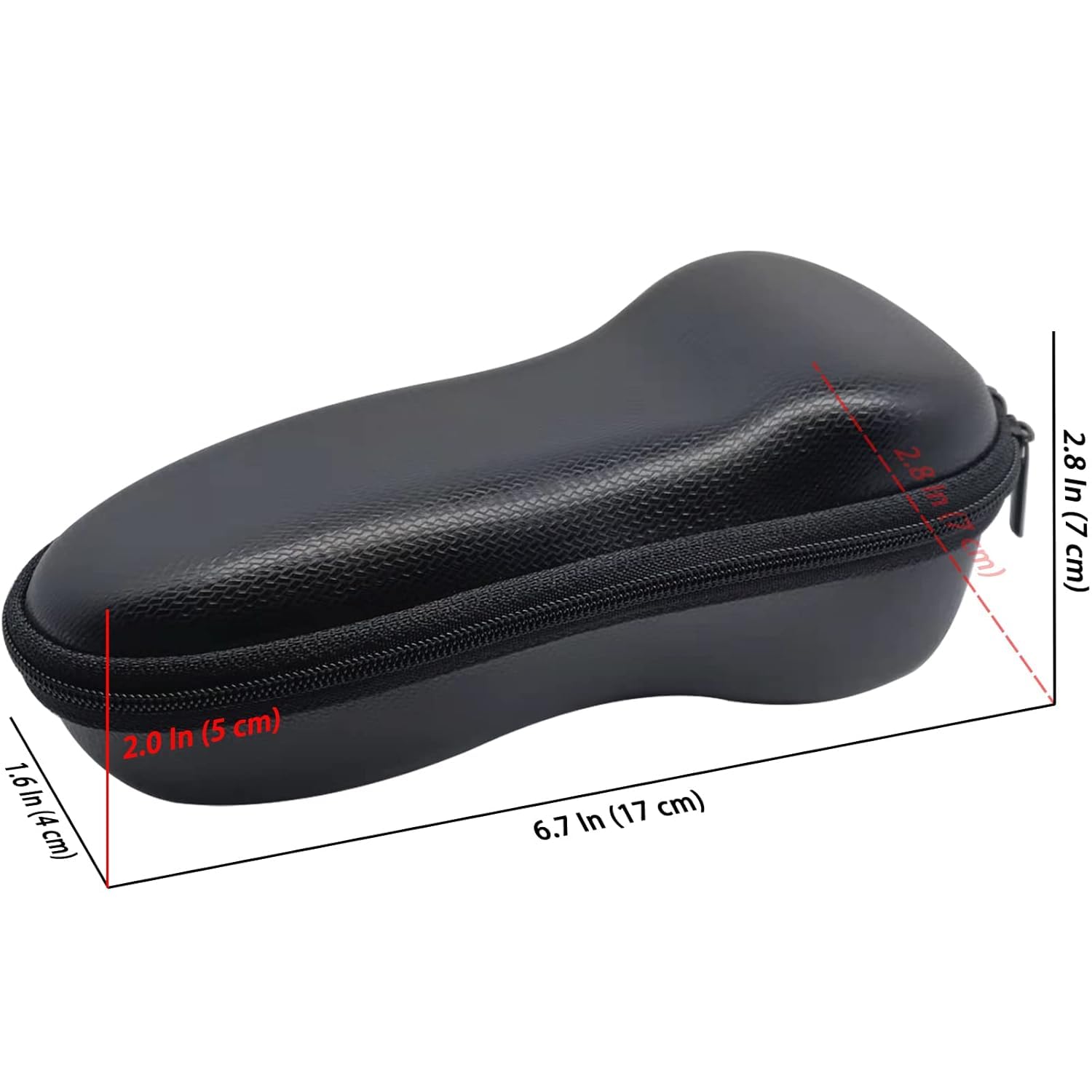 LinMei Hard Travel Case for Electric Shaver Series 3 3010s/ 3040s/ 310s/ 320s-4 & Series 5 5018s/ 5140s Ideal for Gym/Travel/Home (Only Case)