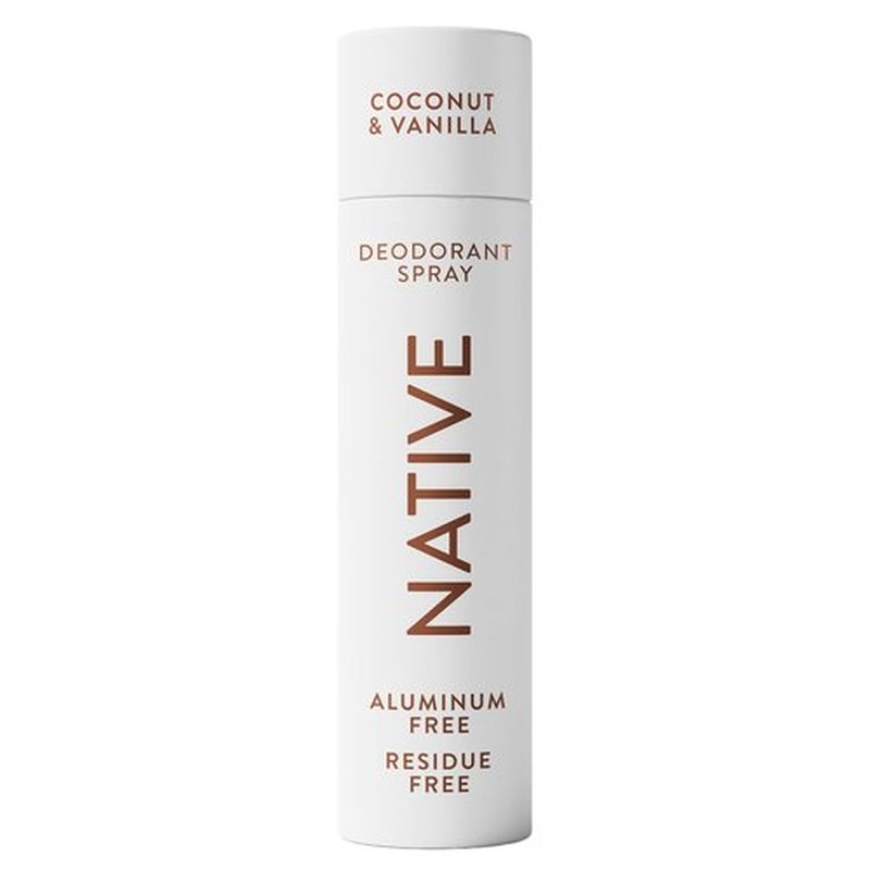 Native Deodorant - Coconut & Vanilla Body Spray | 72-Hour Odor Protection, Aluminum-Free, 3.5 oz