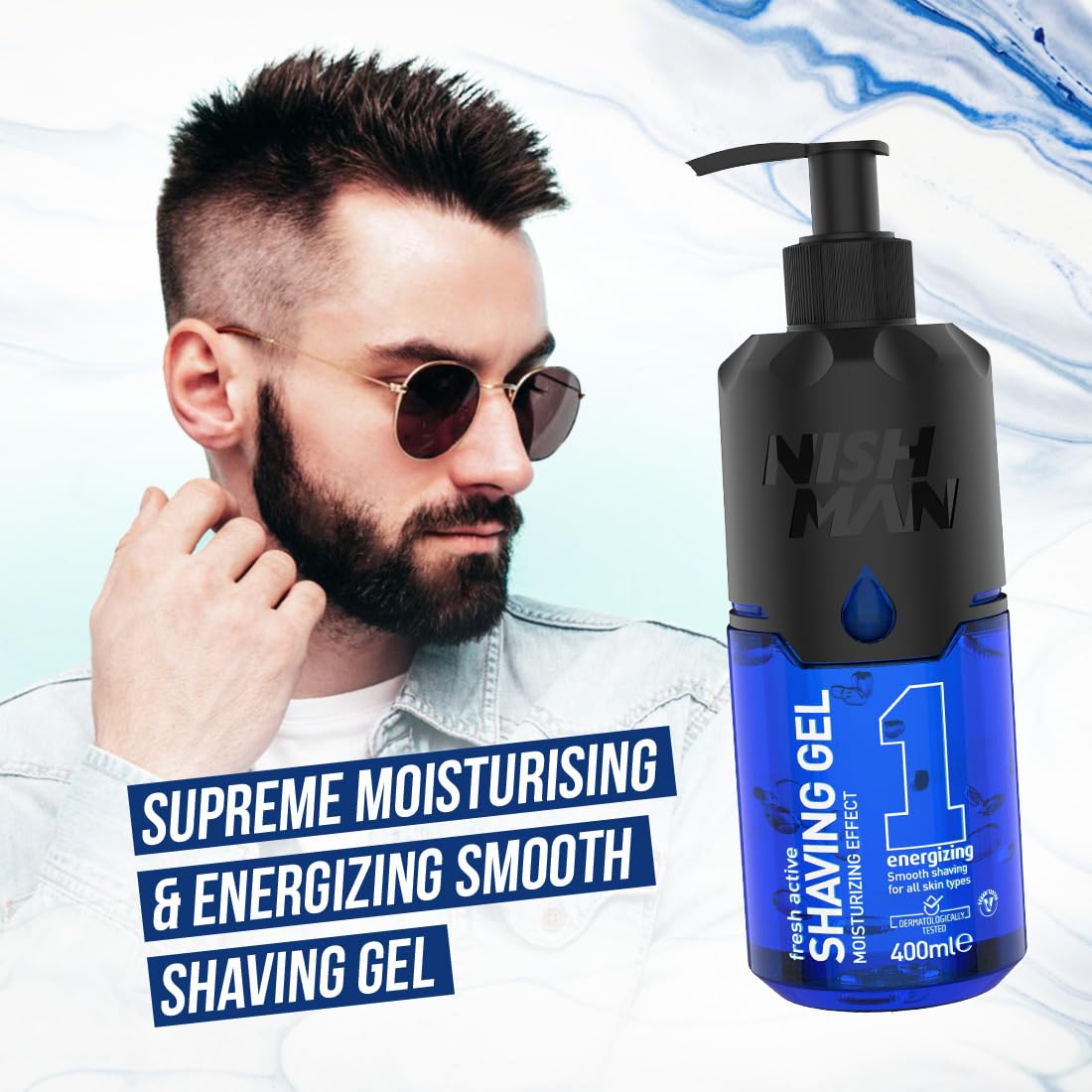 Nishman Shave Gel Energizing No1 400 ml