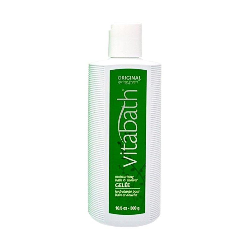 Vitabath Original Spring Green Bath & Shower Gel - Hydrating Botanical Skin Rejuvenation, 10.5 oz