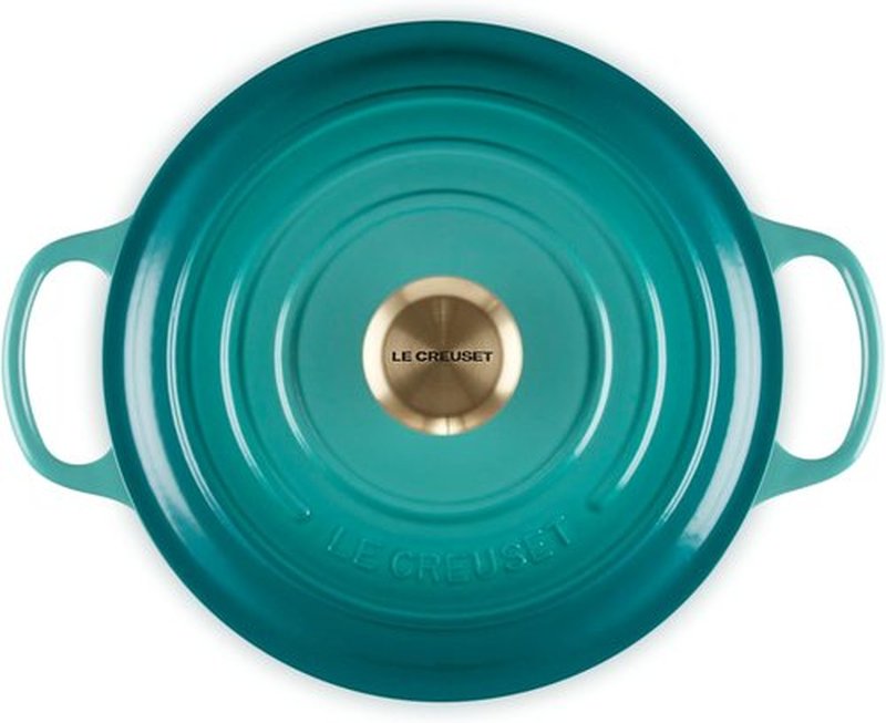 Le Creuset Enameled Cast Iron Dutch Oven - 4.5 Qt. | Riviera Color for Perfect Cooking