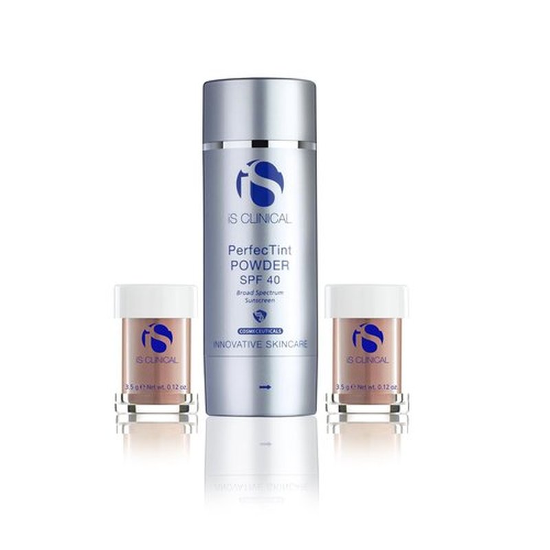 iS CLINICAL PerfecTint Powder SPF 40 - Tinted Loose Face Powder for Flawless Makeup Finish